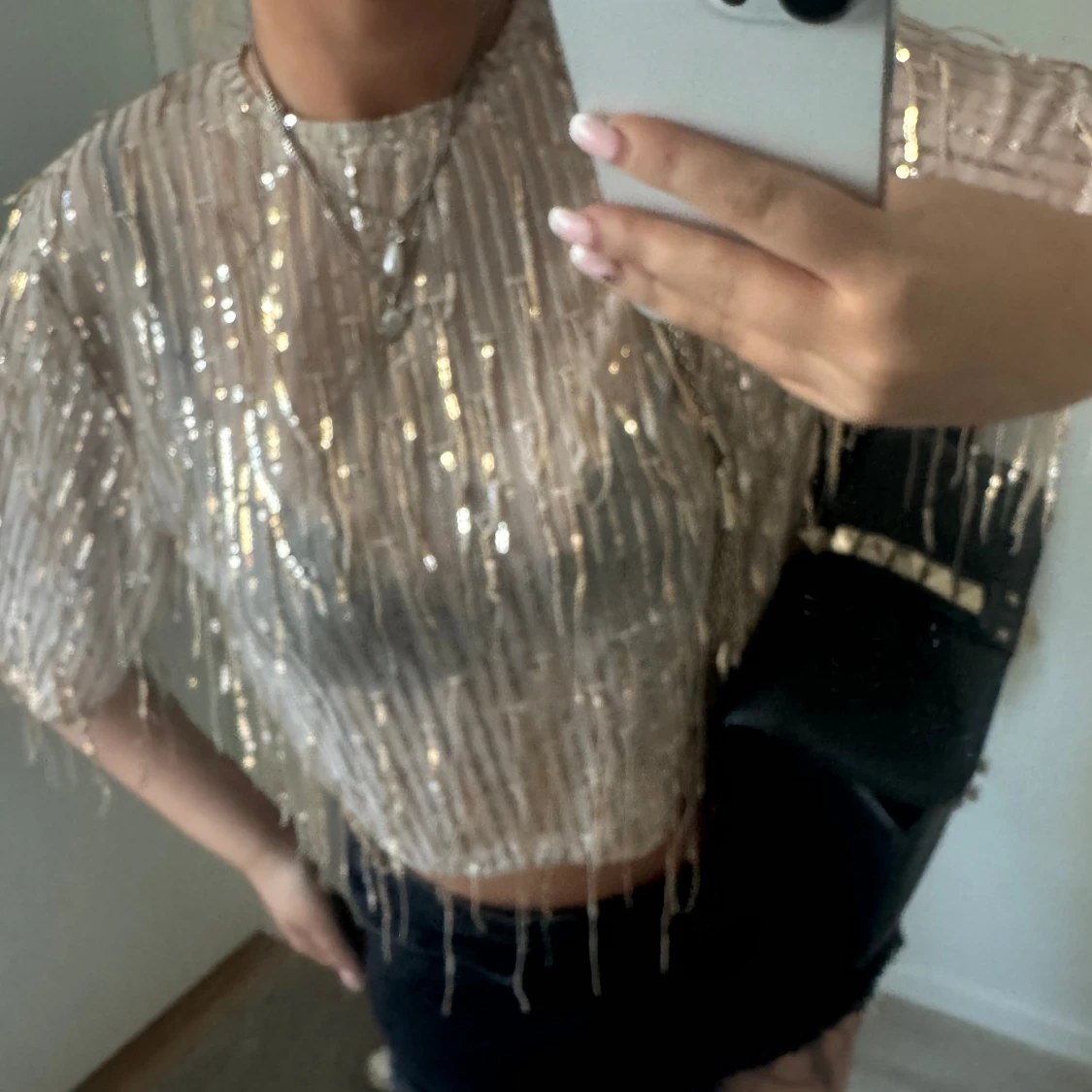 glitter topp - 90