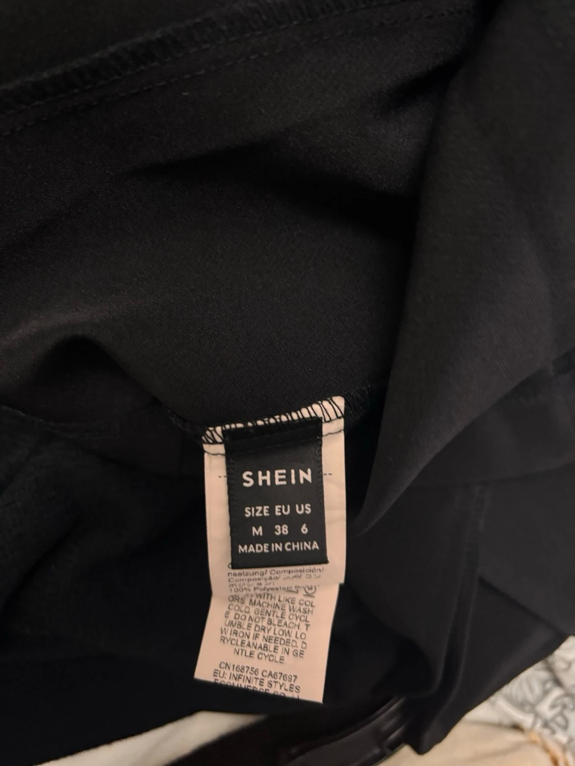 Svart kostymväst med slag - 2