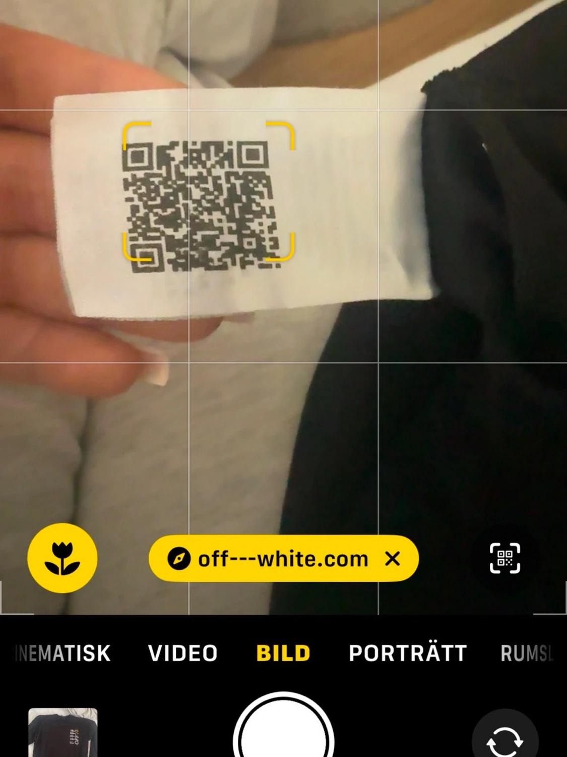 Svart Off-White sweatshirt med sneakersprint - 2
