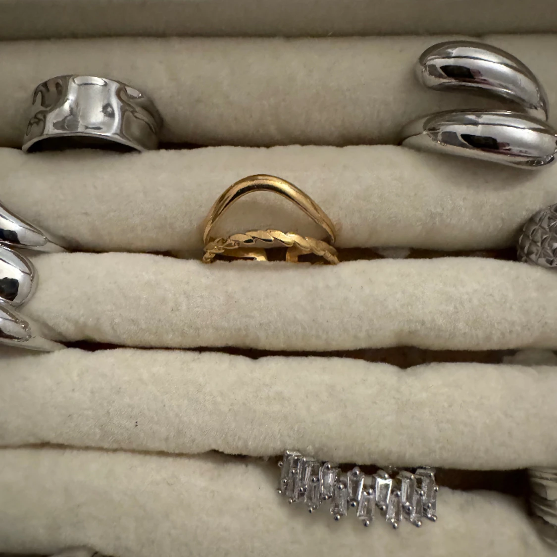 Rostfritt stål ring  - 90