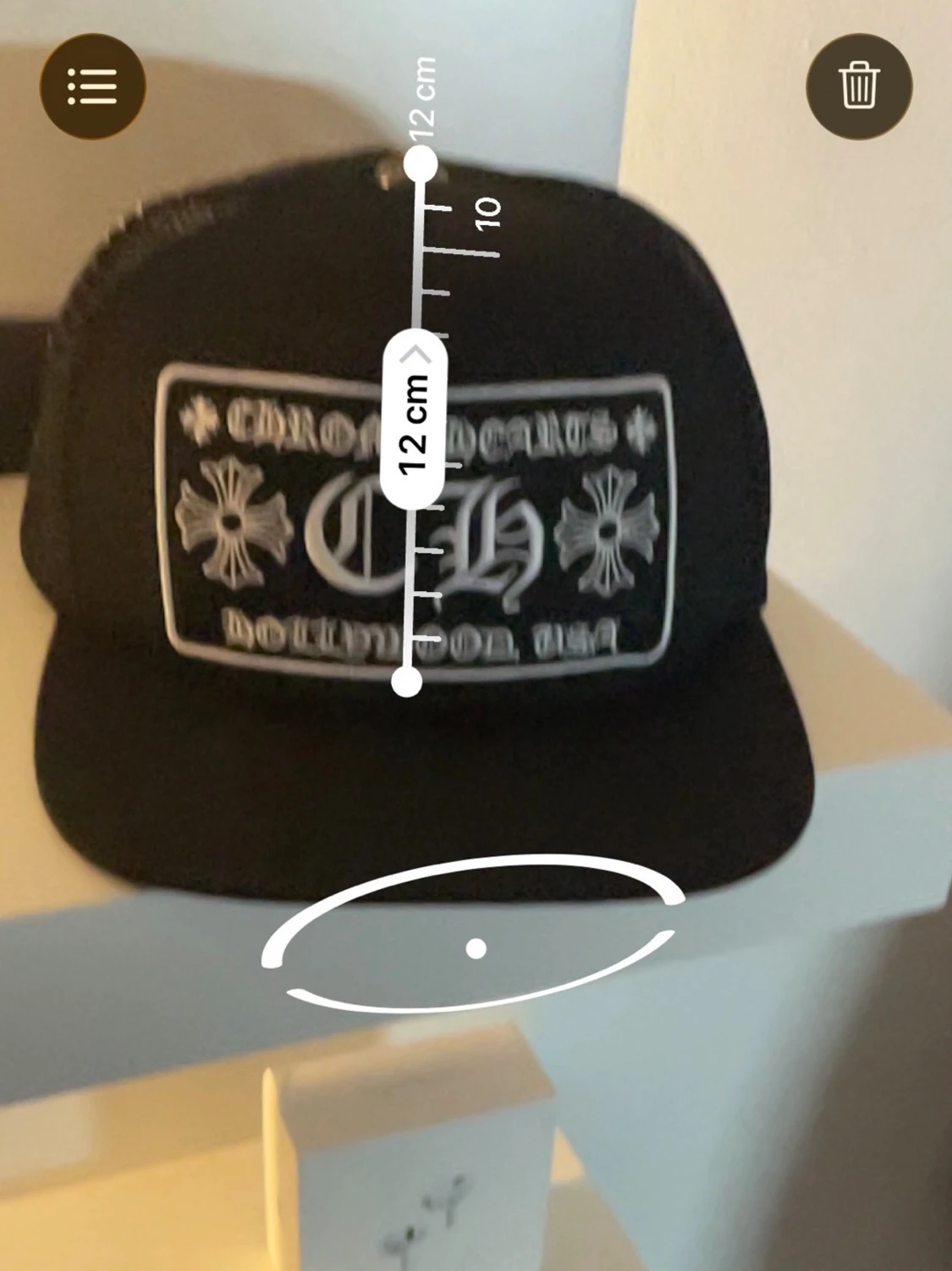 Svart Chrome Hearts truckerkeps - 5