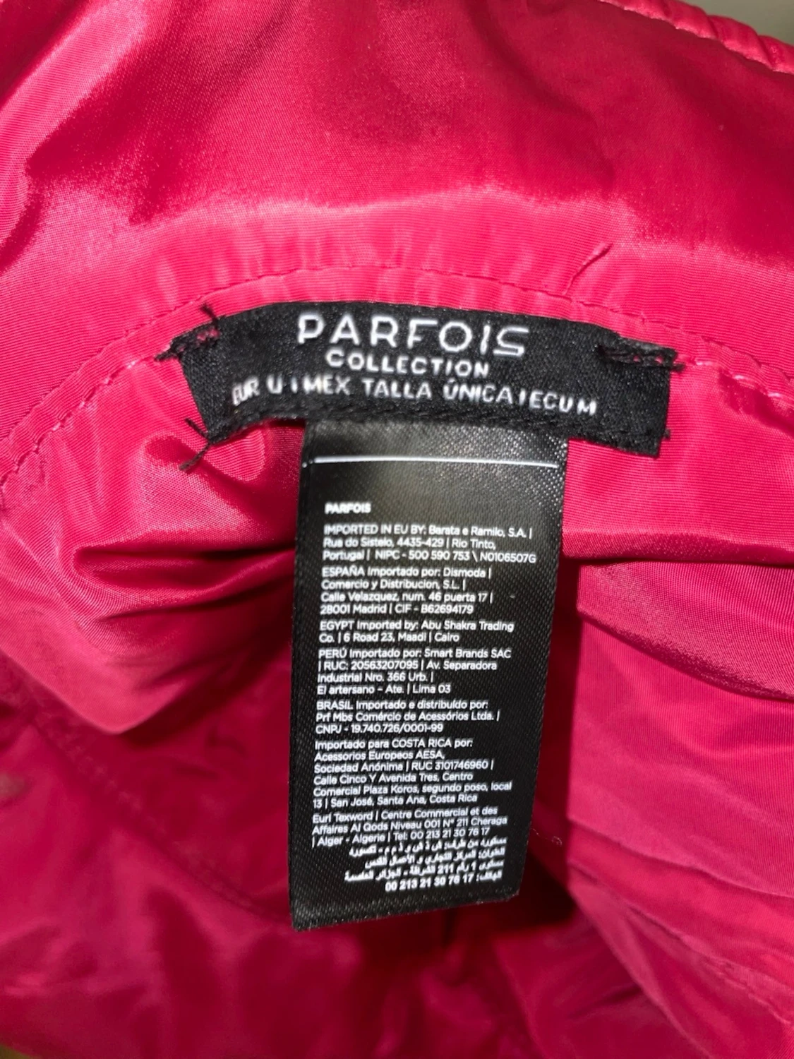 Parfois Rosa quiltad bucket hat - 1