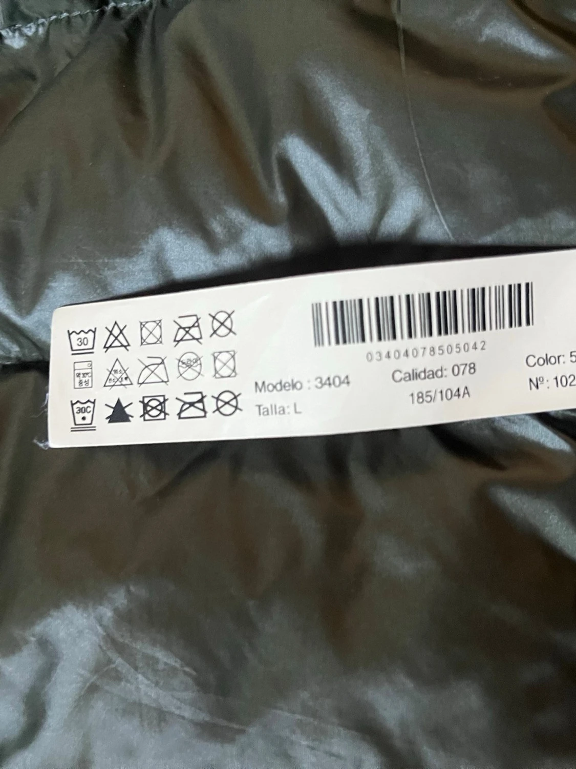 Olivgrön pufferjacka Massimo Dutti - 5