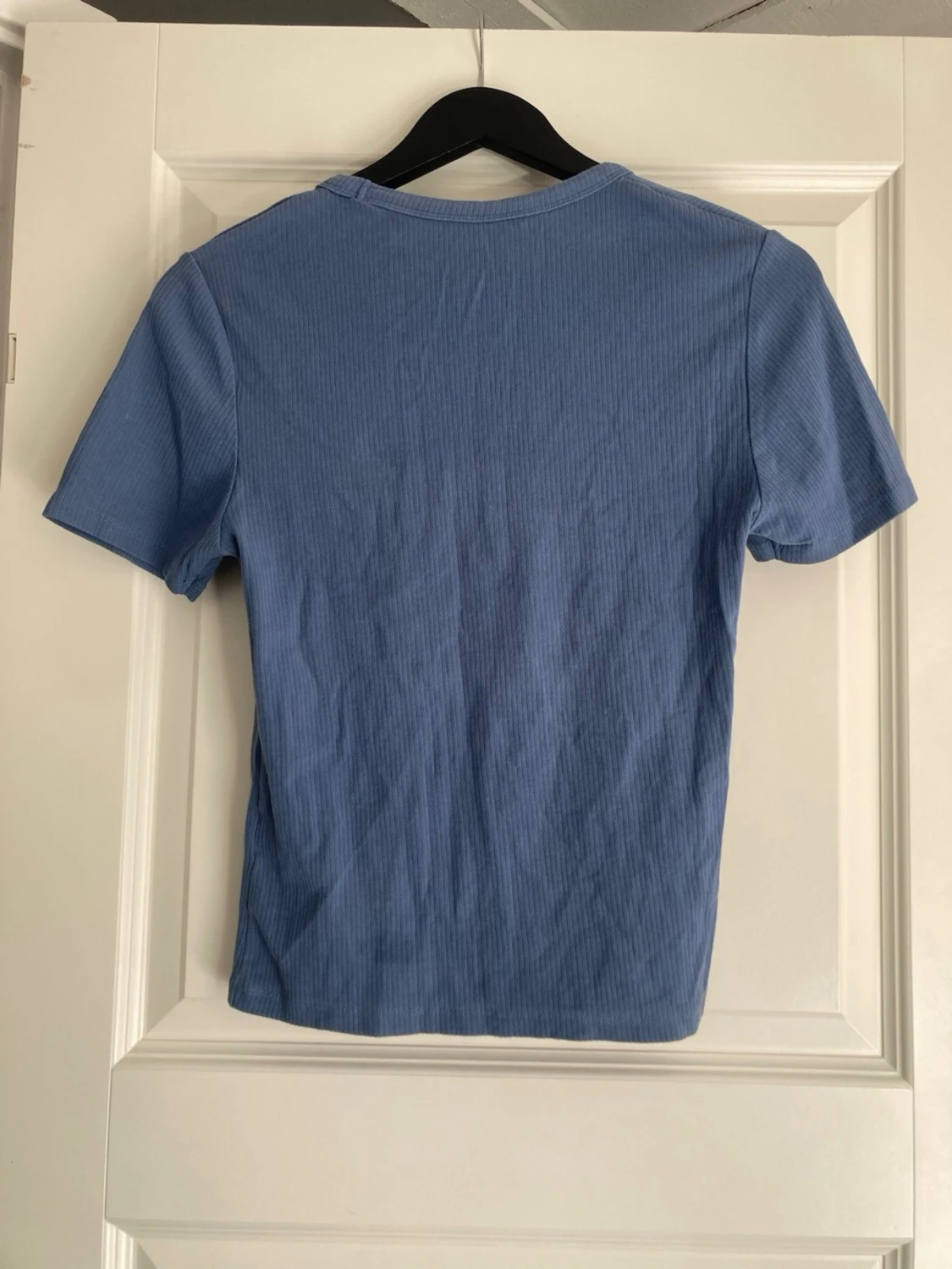 Mörkblå t-shirt i bomull - 1