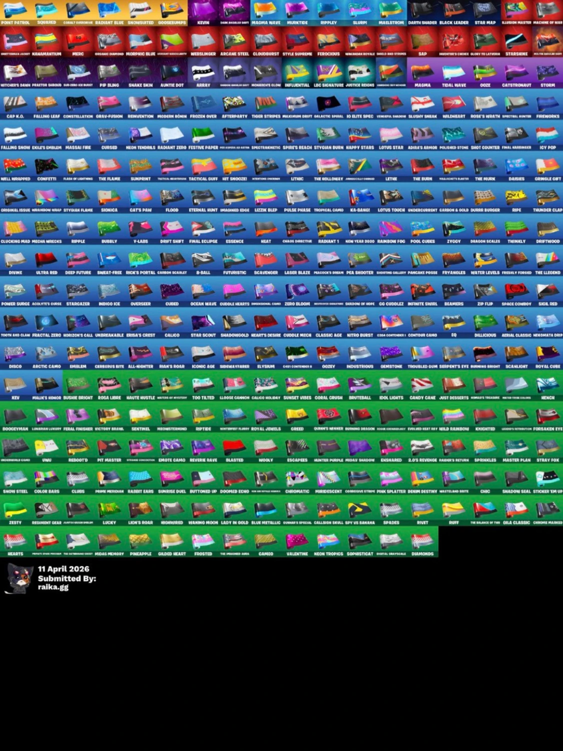 Fortnite skins och backblings samling - 5