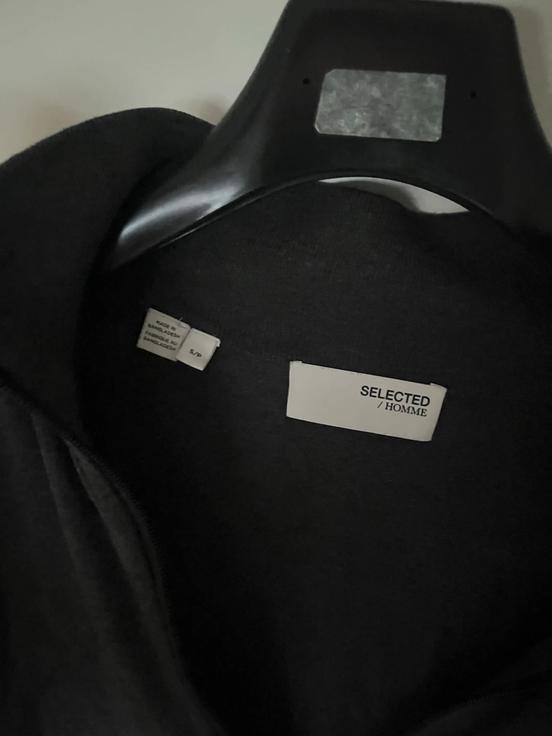Mörkgrå full ziptröja från Selected Homme - 1