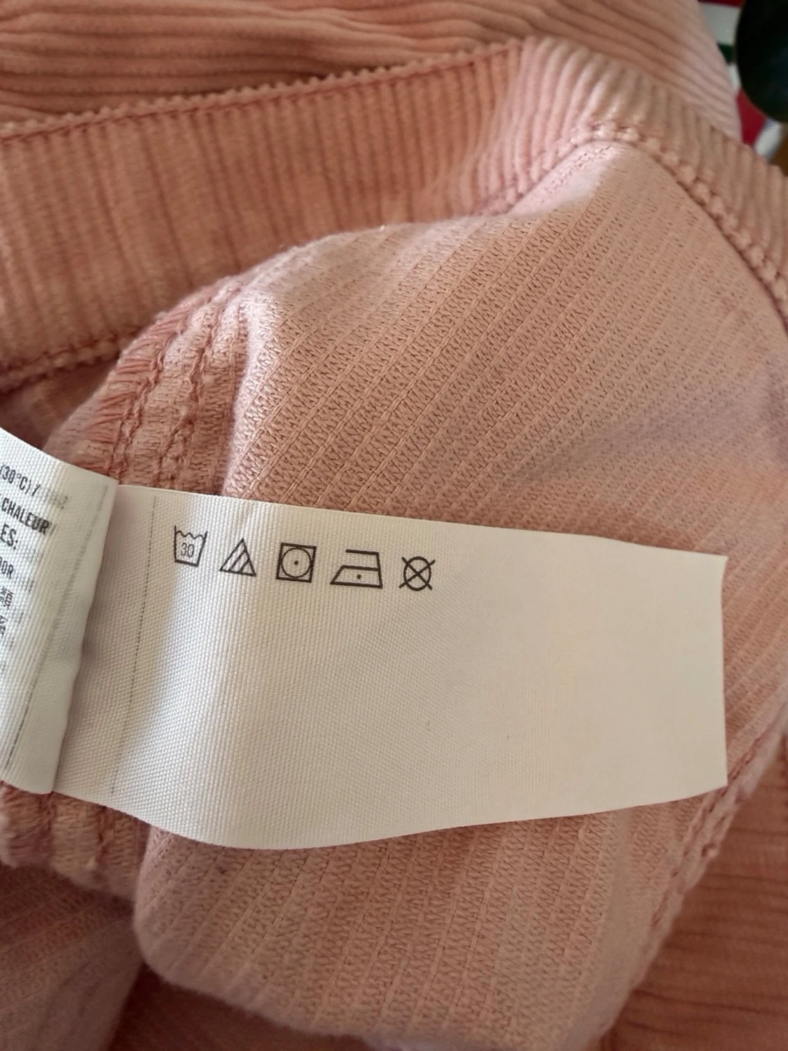 Rosa jeans-/manchesterjacka från Hollister - 3