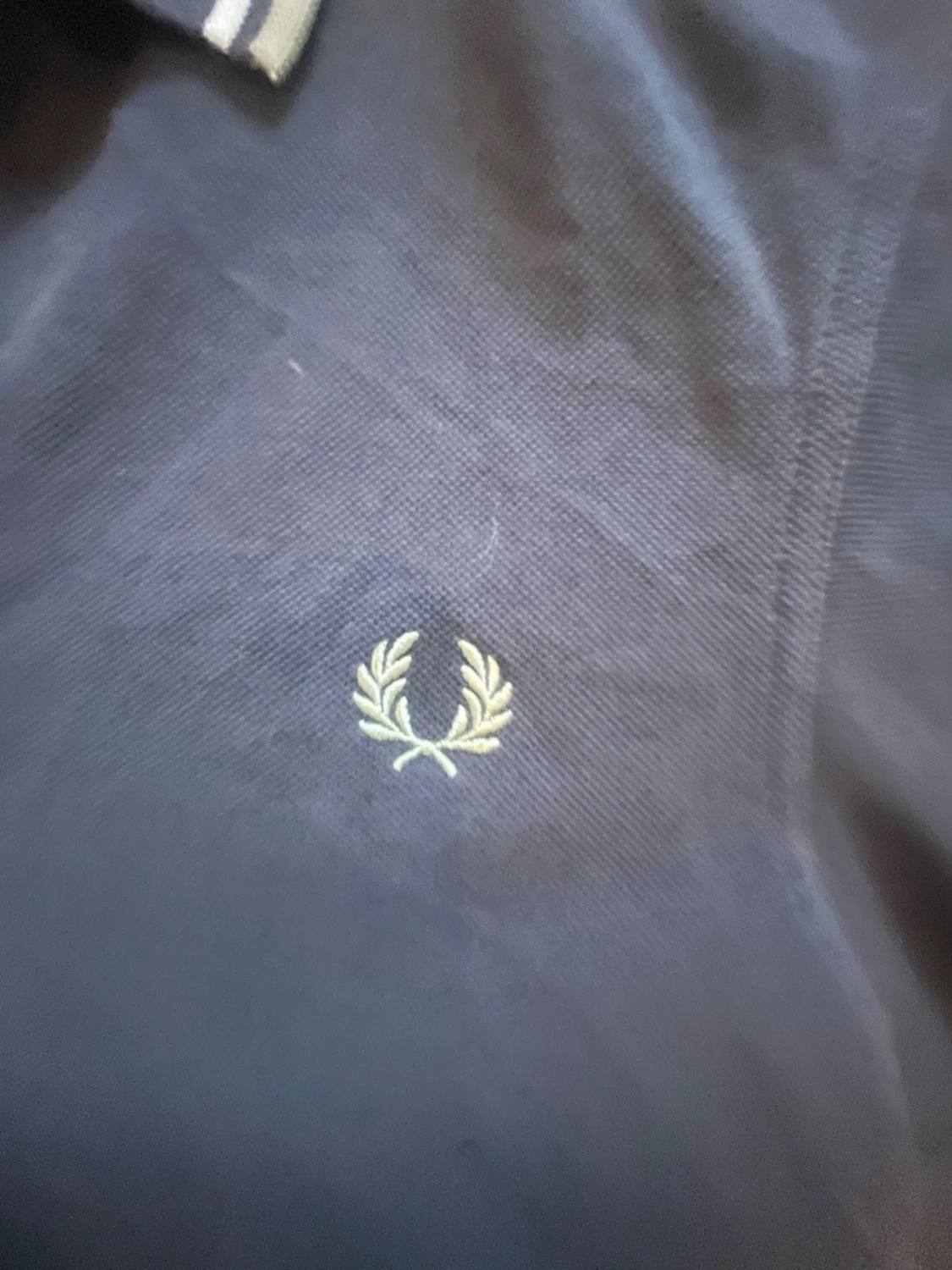 Marinblå piké från Fred Perry - 1