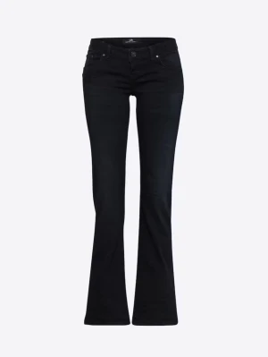Nattblå bootcut jeans från LTB - Snygga nattblå bootcut jeans från LTB med klassisk femficksmodell och lågmidjad midja. Jeansen har en lätt utsvängd passform nedtill och är tillverkade i stretchigt denimtyg för extra komfort. Perfekta för en trendig och avslappnad look.