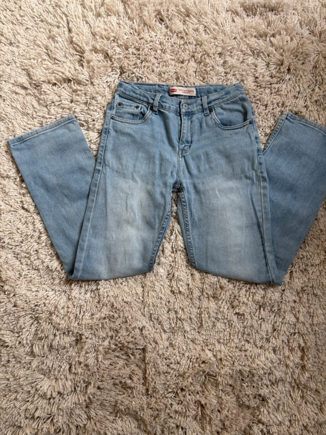 Ljusblå Levi's 551Z straight jeans - 3
