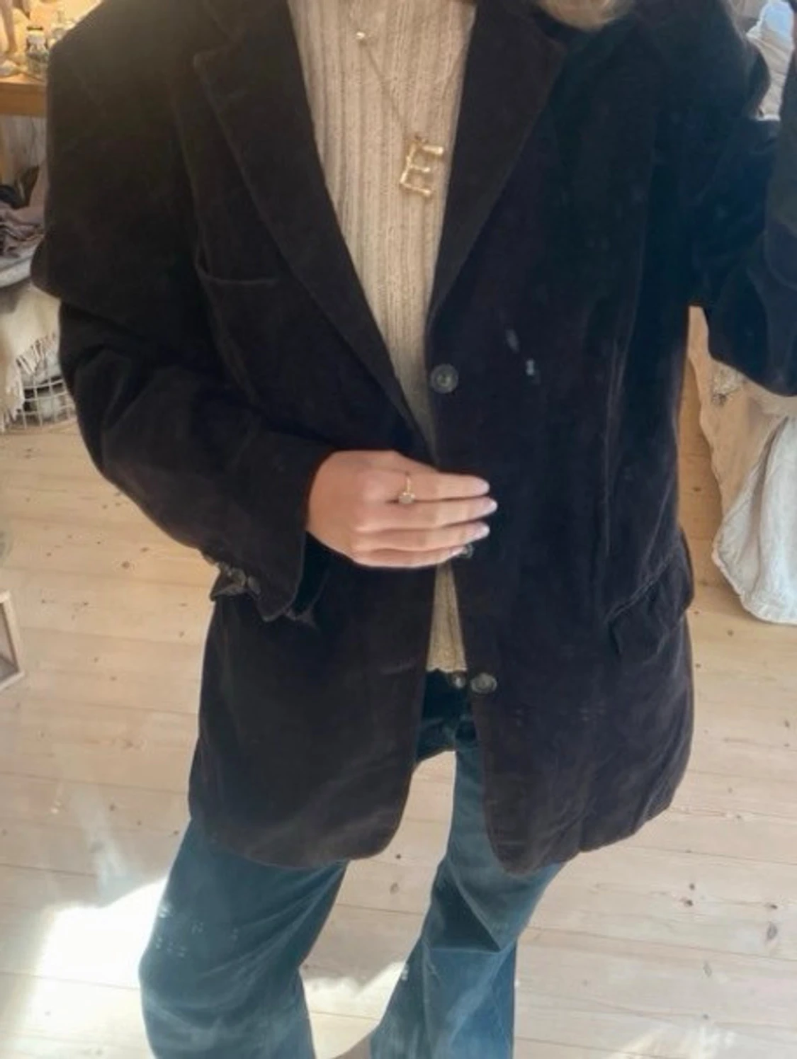 Brun Manchester kavaj