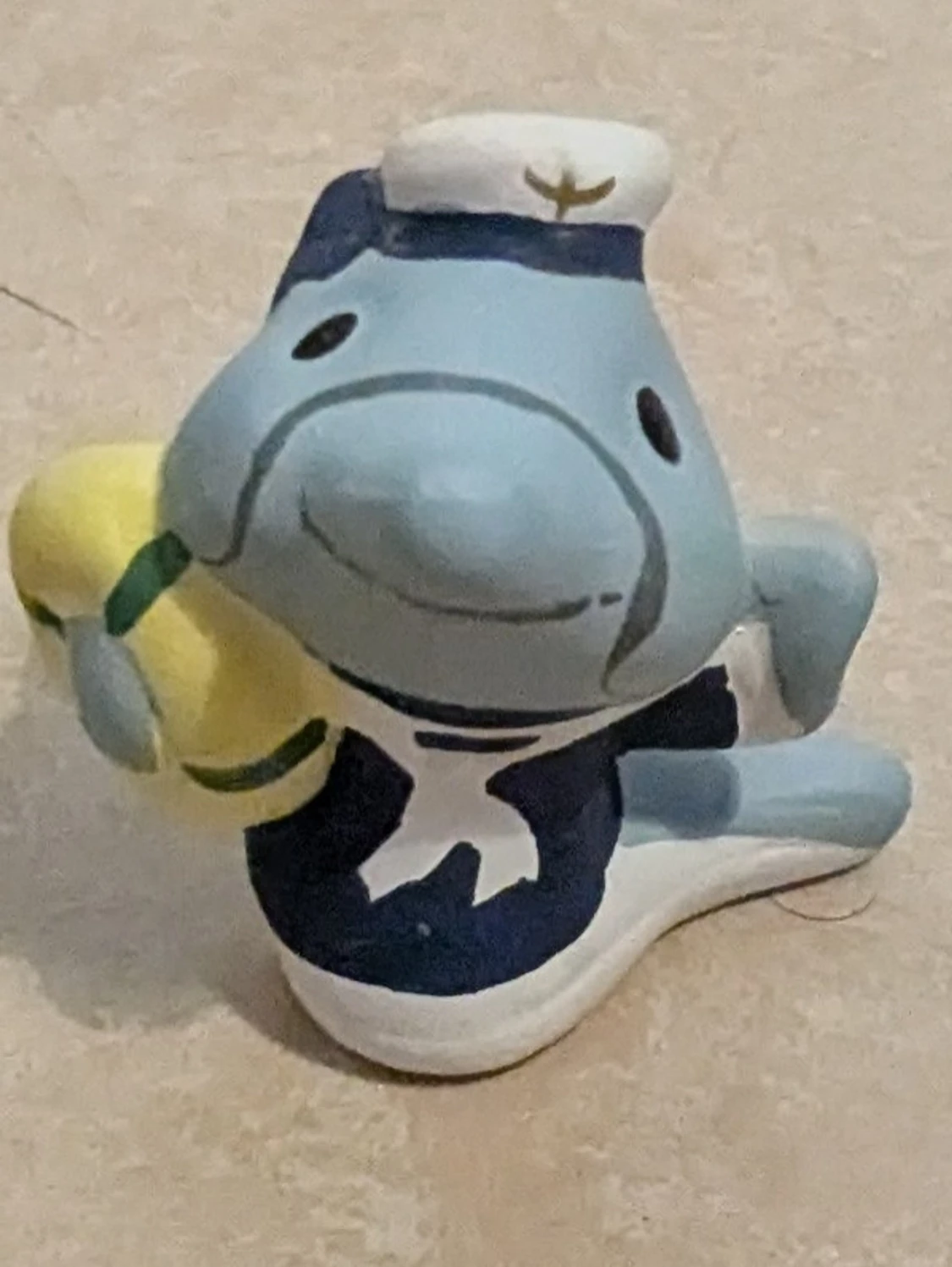 Sjömansdelfin prydnadsfigur