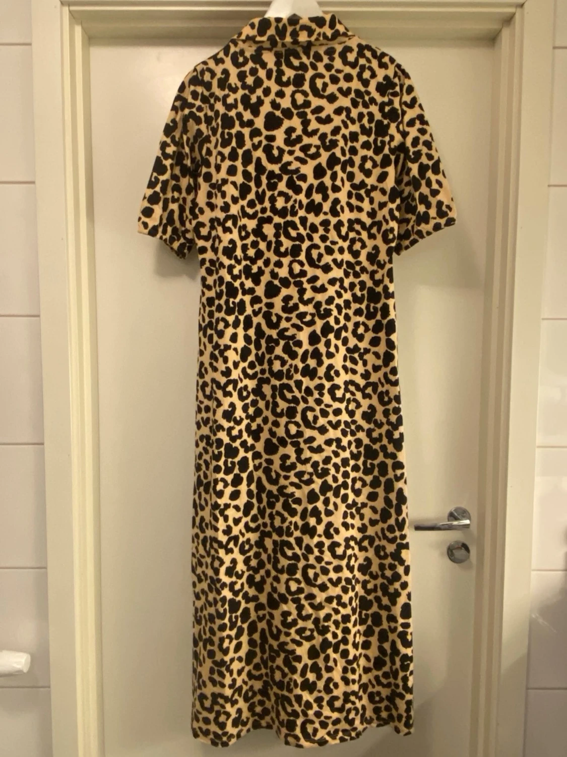 Leopardmönstrad långklänning Asos - 4