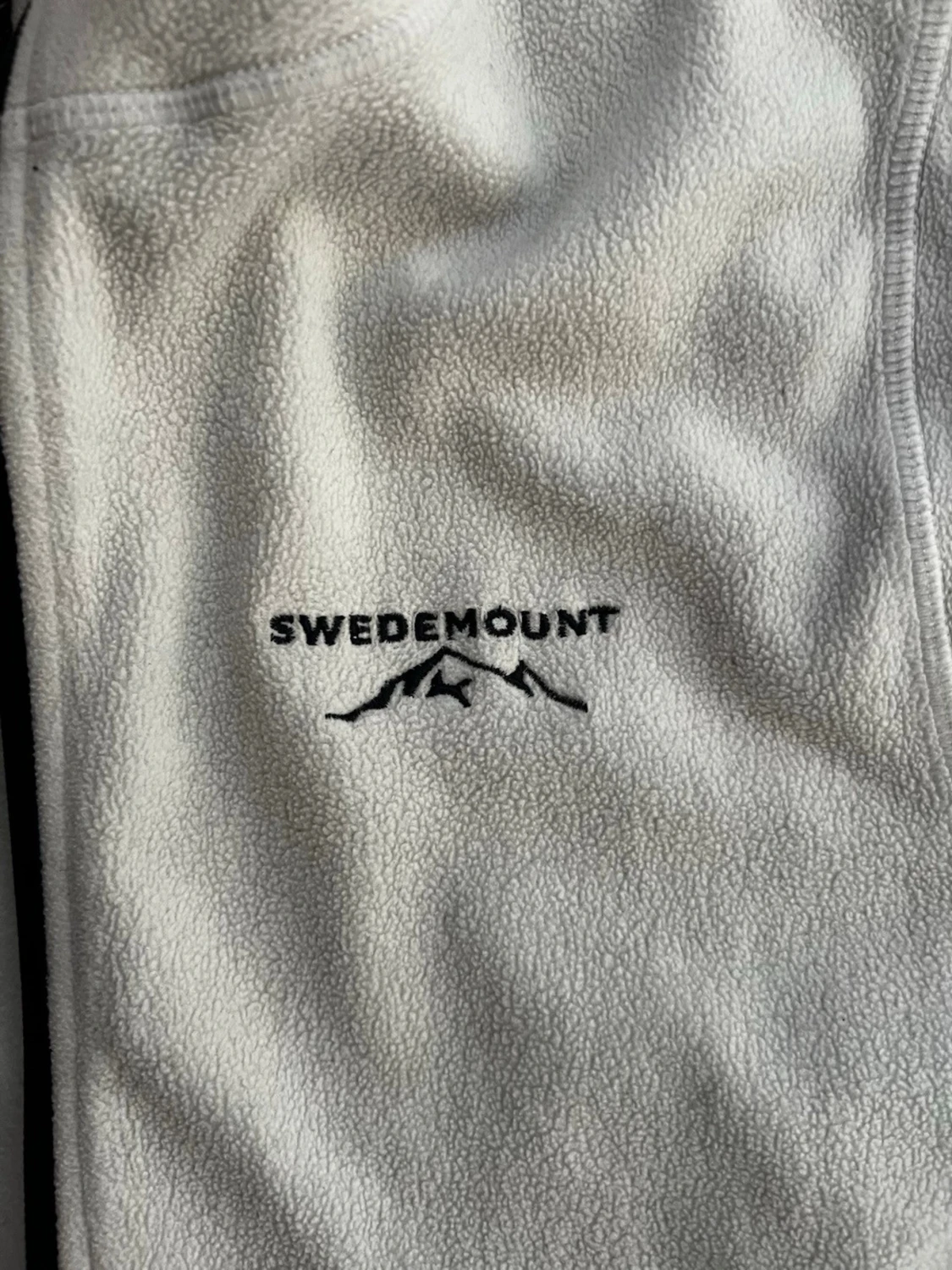 Vit fleece tröja   - 3