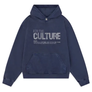For the culture hoodie  - Supersnygg ”for the culture” hoodie som inte används längre. Den är är ny men hon jag köpte den av har tappat två stenar kolla bild 2 och 3