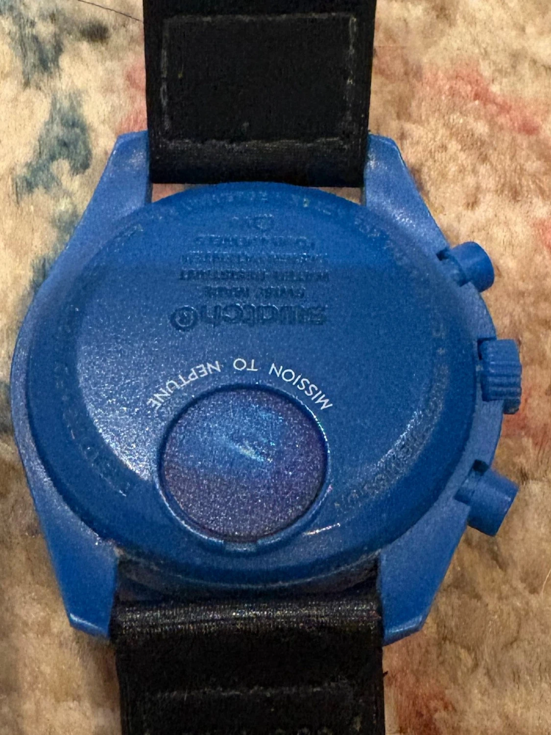 Omega moonswatch blå - 2