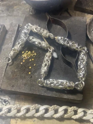 Chrome hearts roller pocket chain  - 61cm made out off pure stainless steel for longevity ( 20+ years ) 