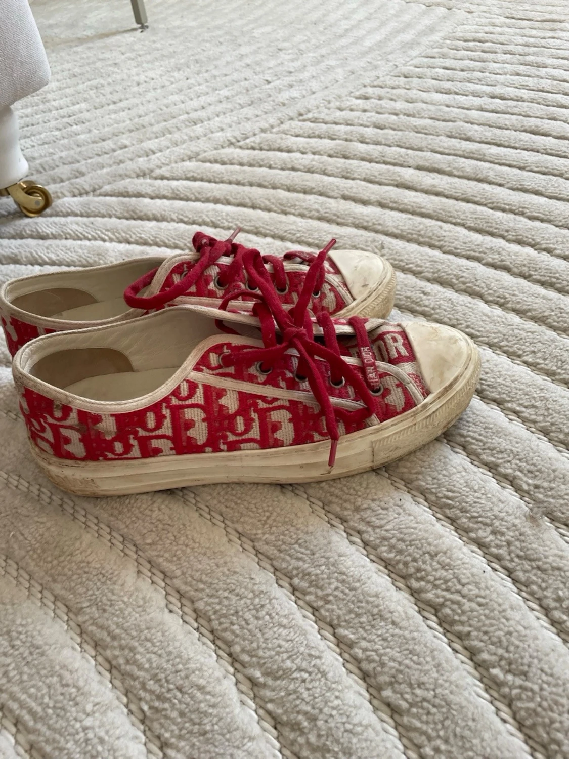 Röda Dior sneakers - 2