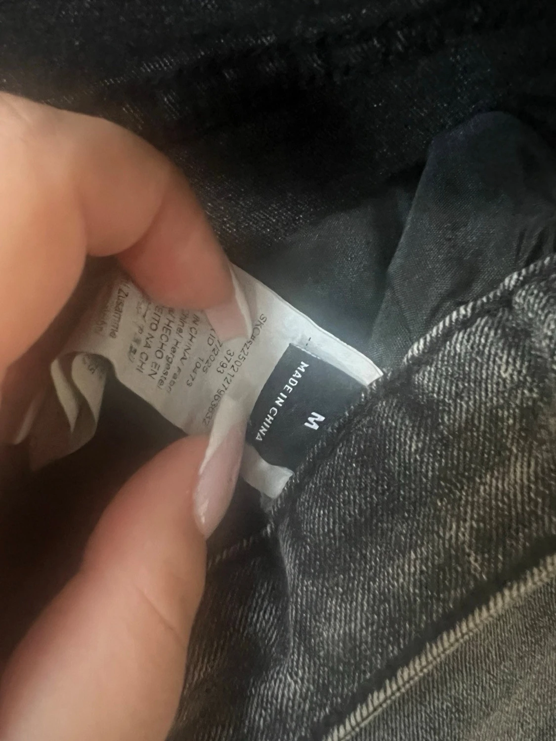 Grå denimshorts  - 2