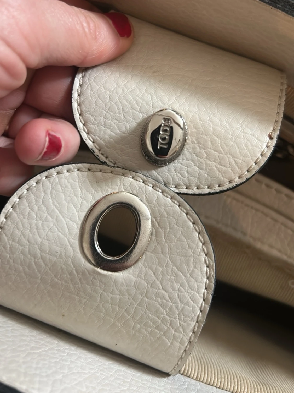 Beige handväska  - 3