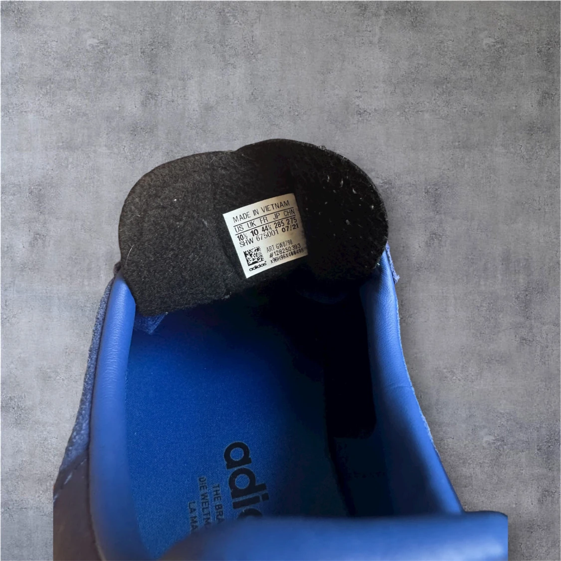 Adidas Gazelle Blue on Blue Skor - 3