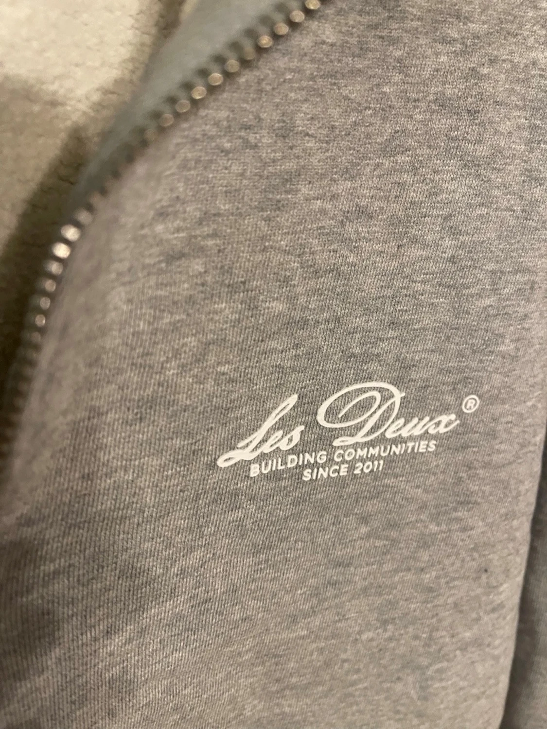 Grå Les Deux Quarter Zip - 3