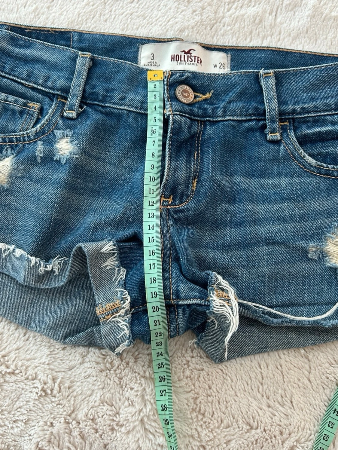 Hollister lågmidjade jeansshorts  - 5