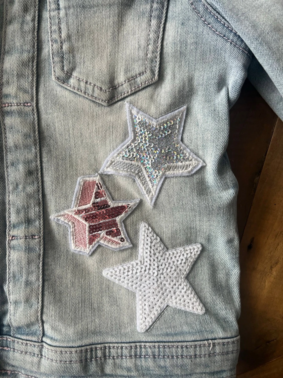 Ljusblå jeansjacka från Desigual - 4