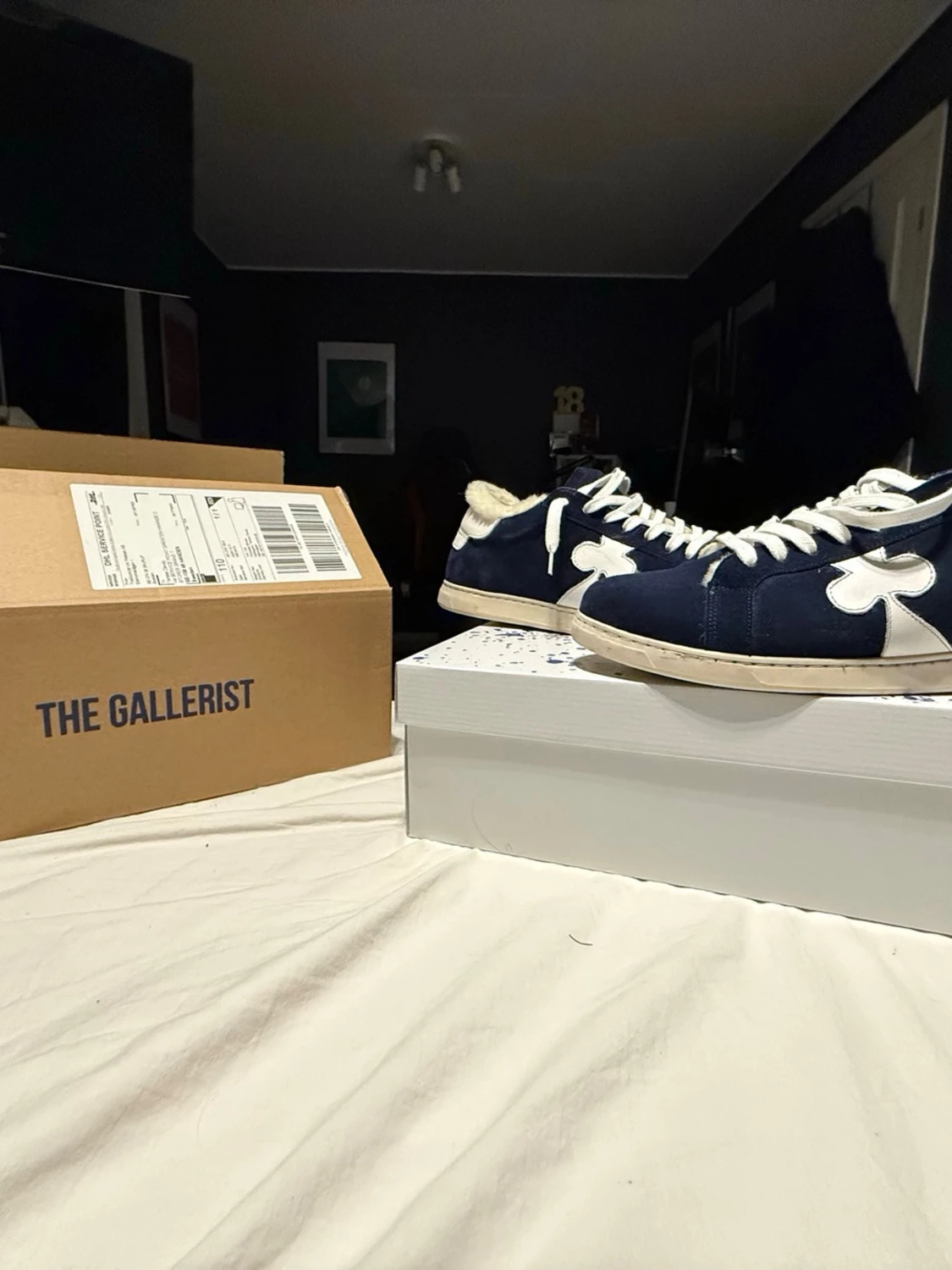 The gallerist blåa sneakers - 1