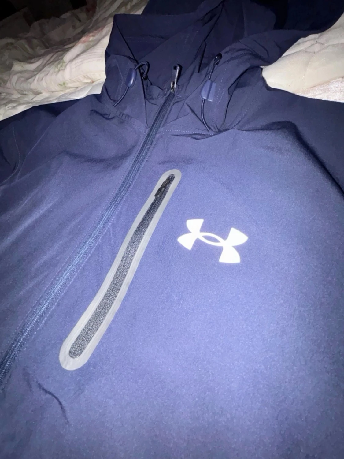 Blå och grå vindjacka från Under Armour - 1