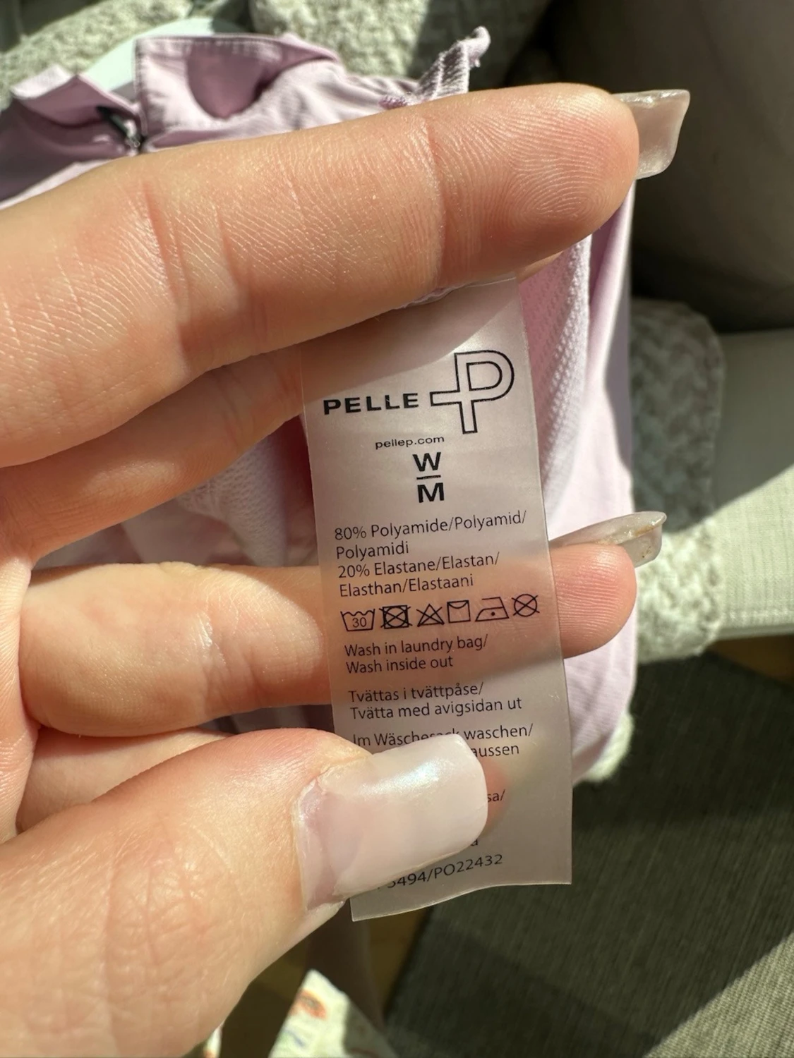 Rosa långärmad polotopp från Pelle P - 4