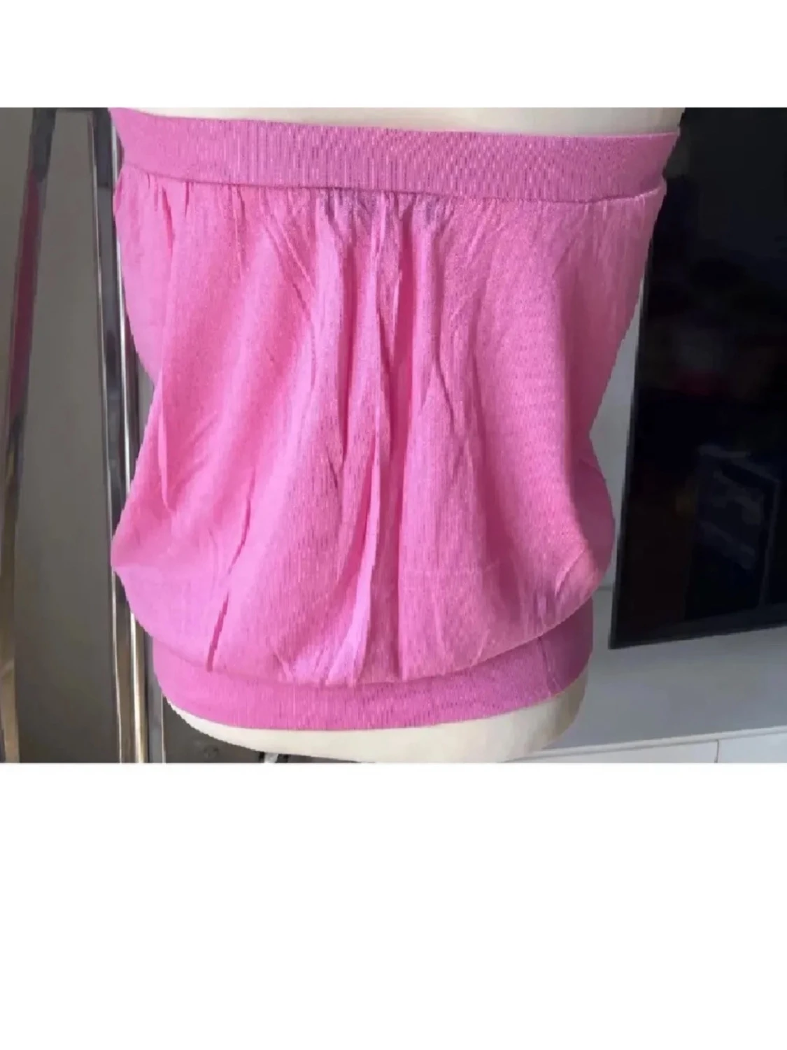 Rosa bandeau tubtopp - 2