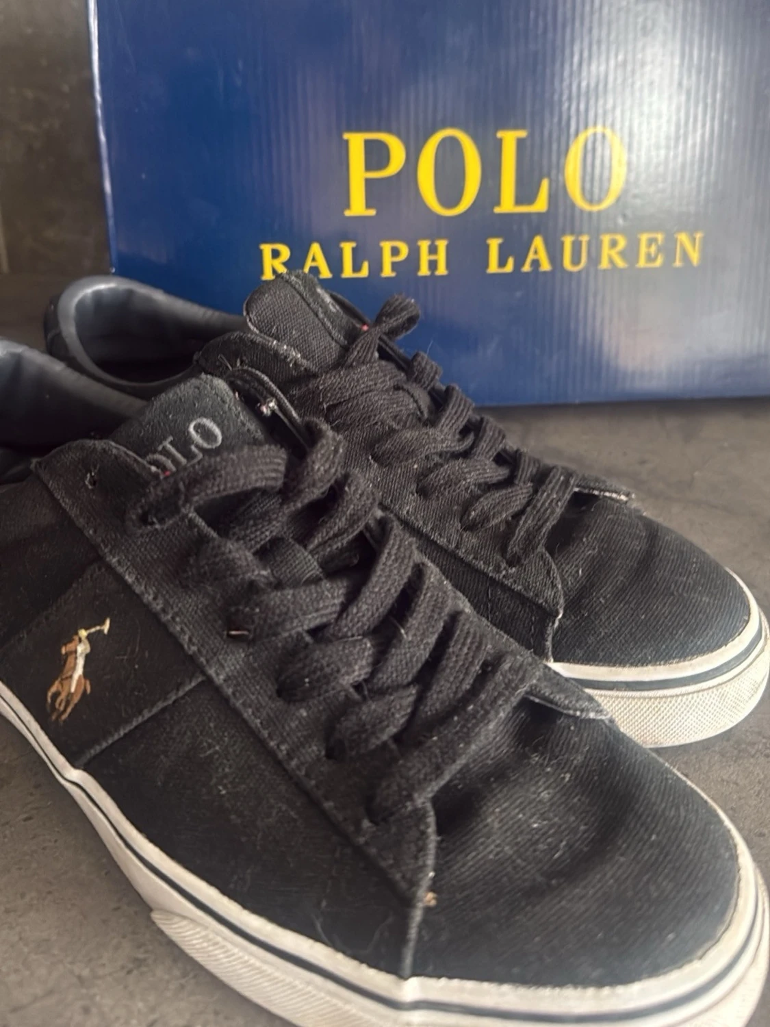 Svarta Polo Ralph Lauren sneakers - 1