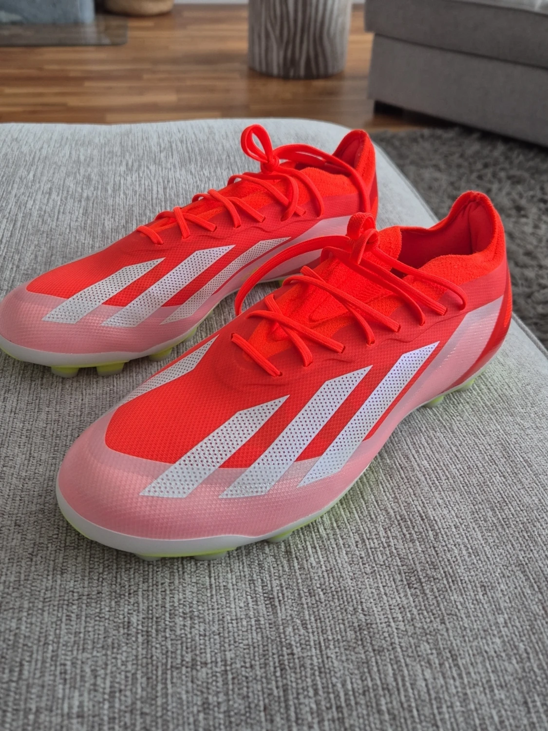 Adidas Crazyfast röda fotbollsskor