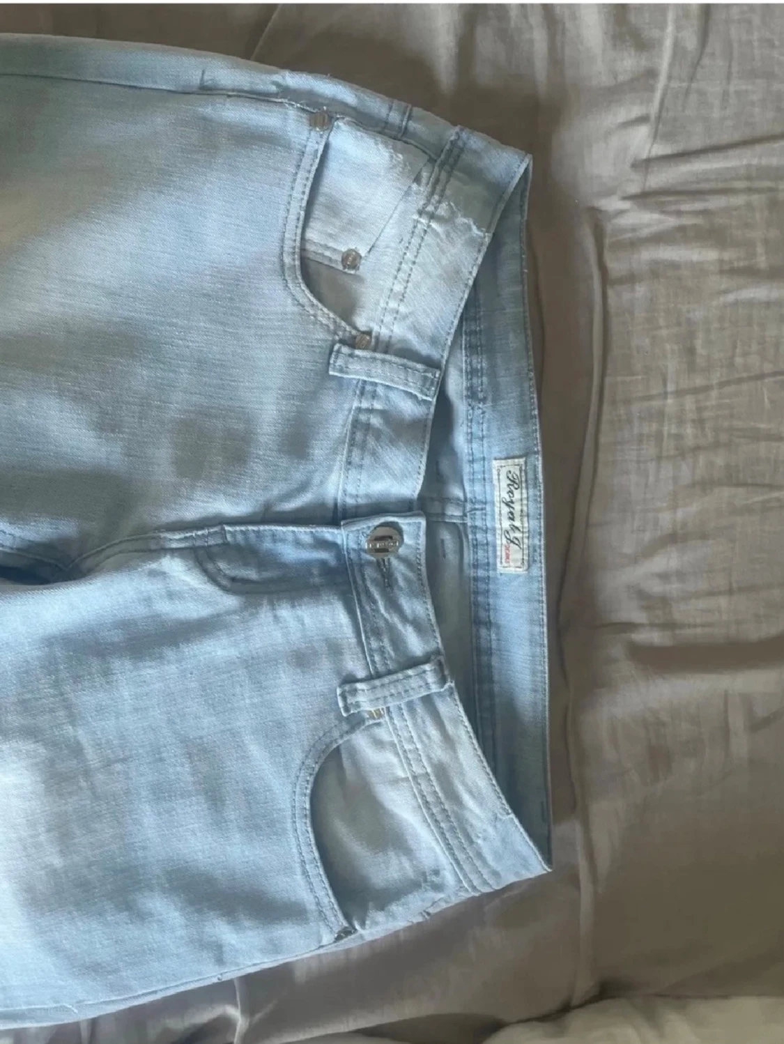 Ljusblå bootcut jeans från Replay - 2