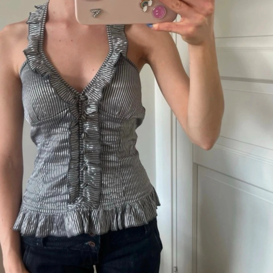 Vintage halterneck festtopp  - 2