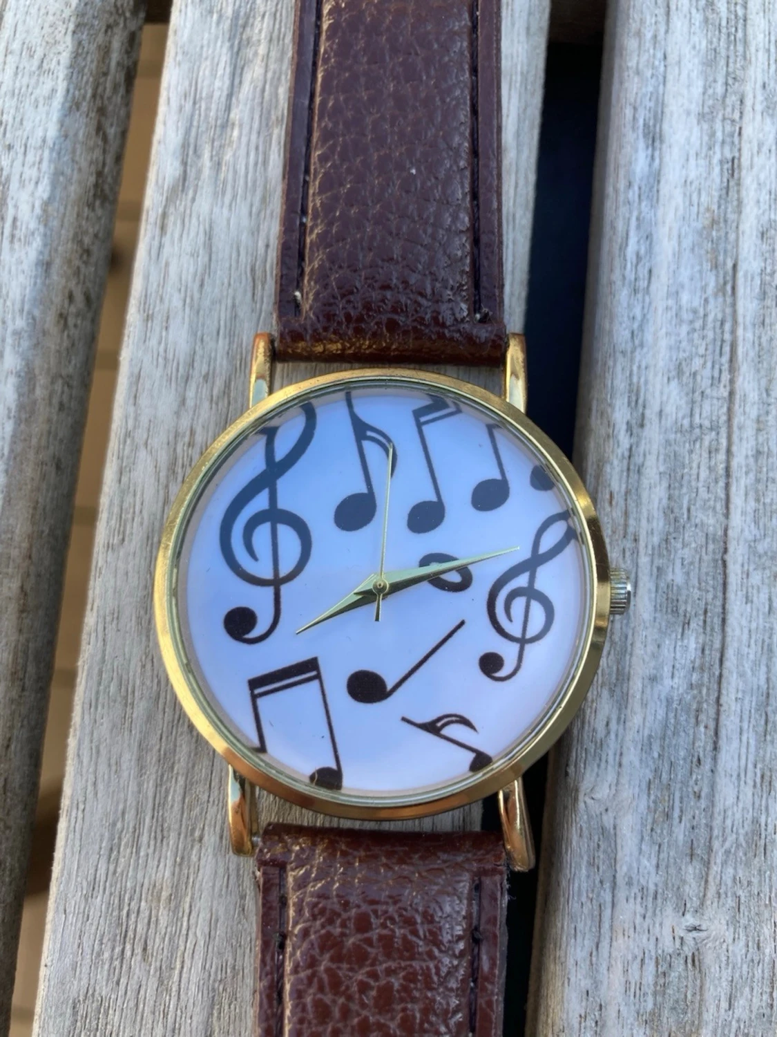 The Music Note Gold 38mm Damur - 5