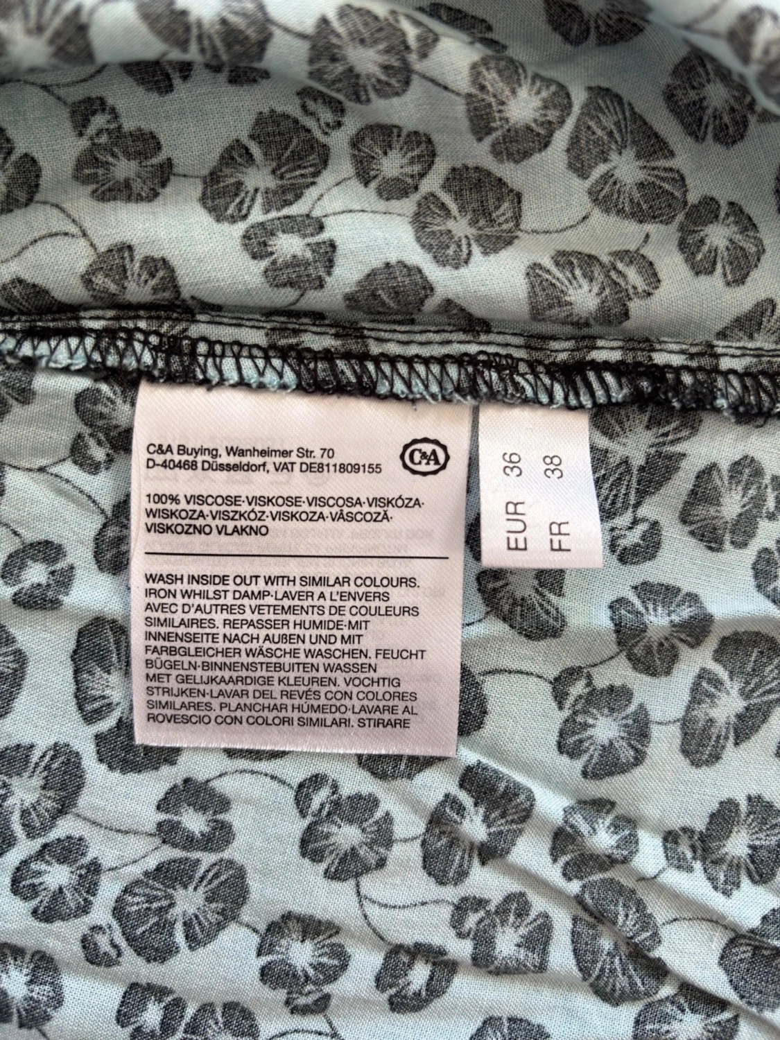 Turkos leopardmönstrad kortklänning - 3