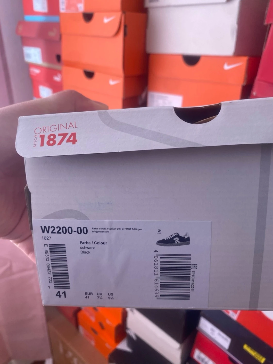 Svarta sneakers från Rieker - 3