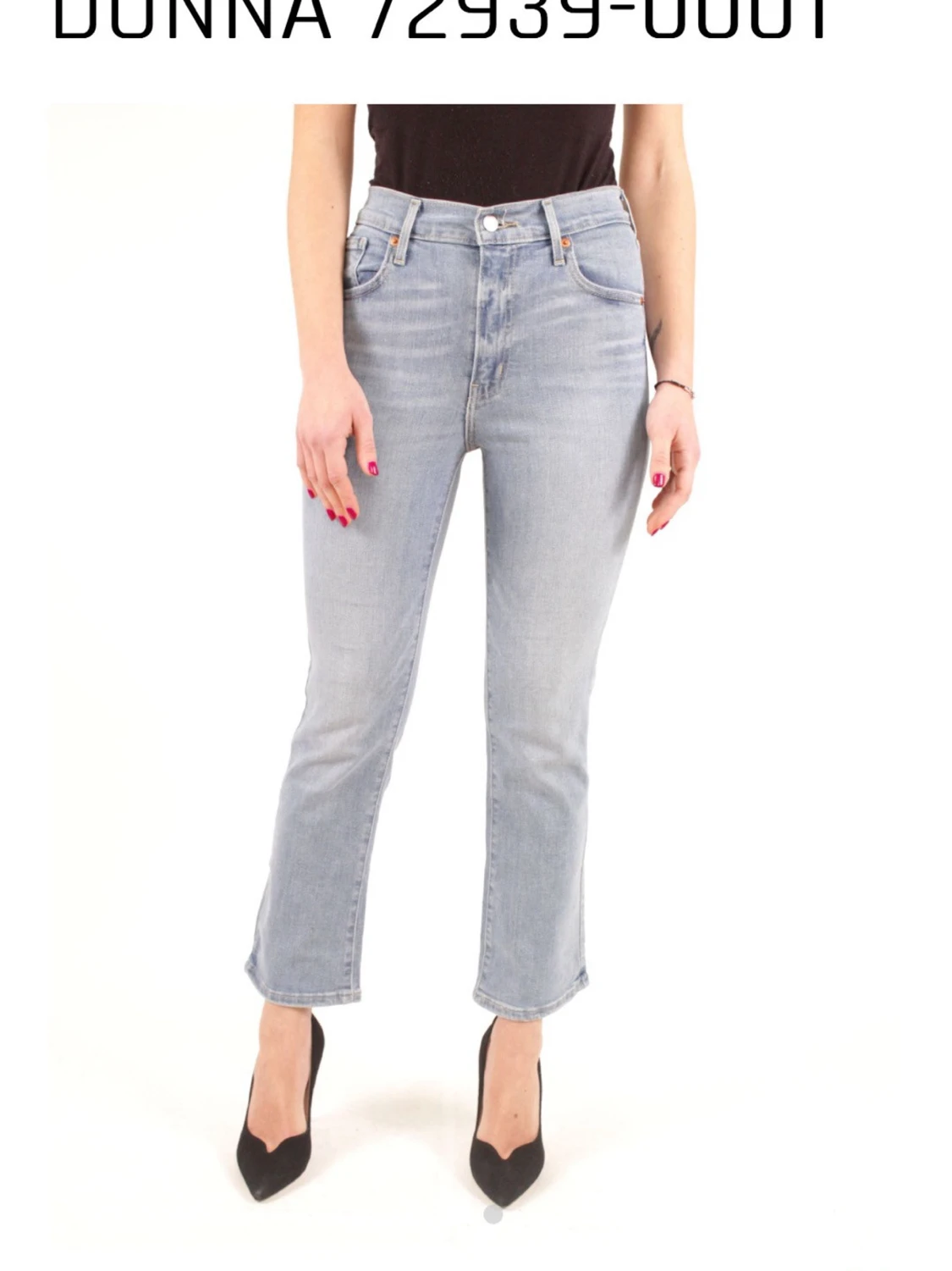 Ljusblå raka jeans från Levi's - 1