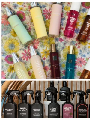 Bodyspray split 💟 - Splittar mina bodyspray i glasdekanter med spray ✨️Säljer ej hela flaskan✨️Se listor och priser bland bilderna ✨️Skriv vilka du önskar så lägger jag ut som ett nytt paket 