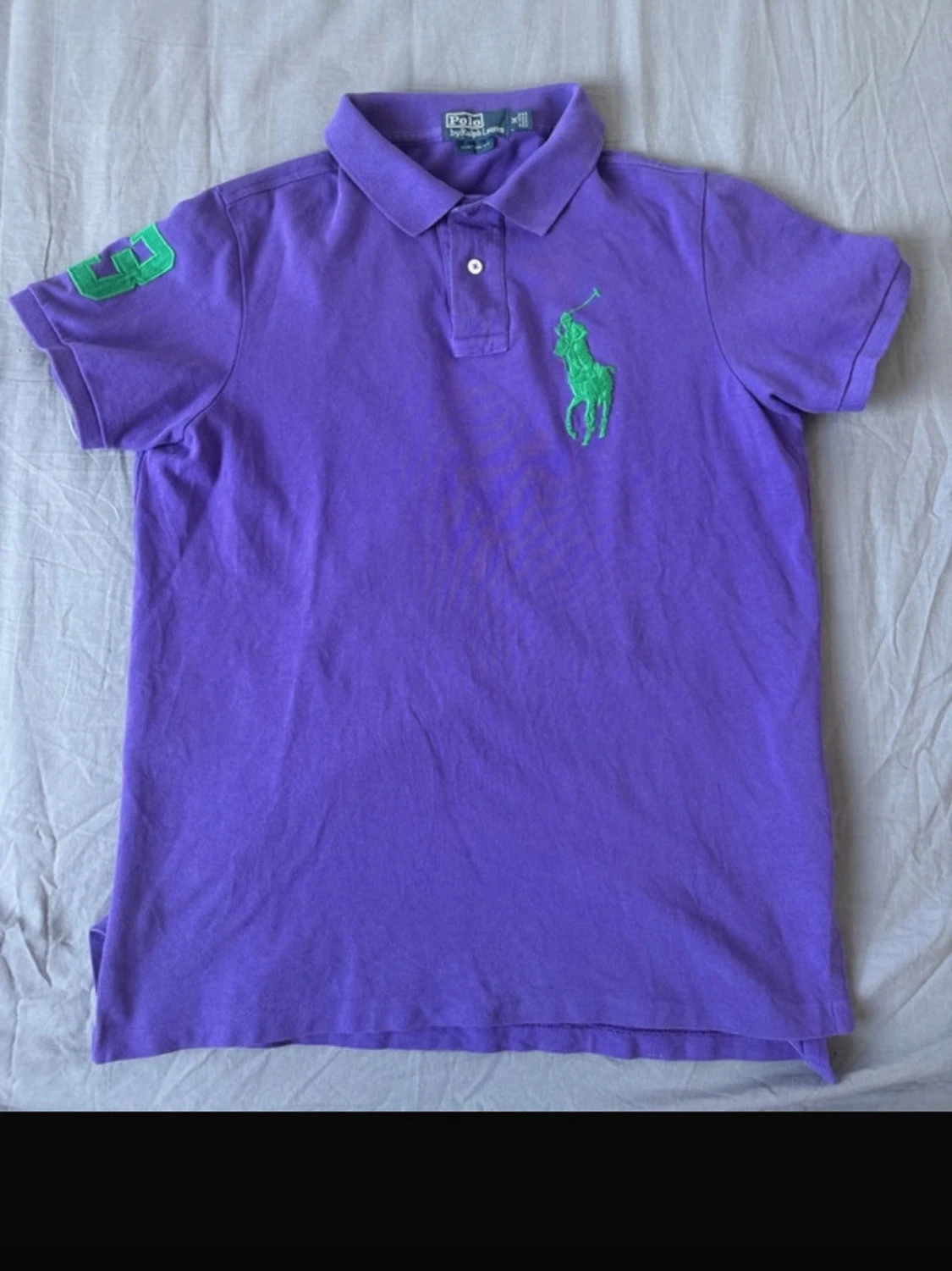 Lila pikétröja från Ralph Lauren