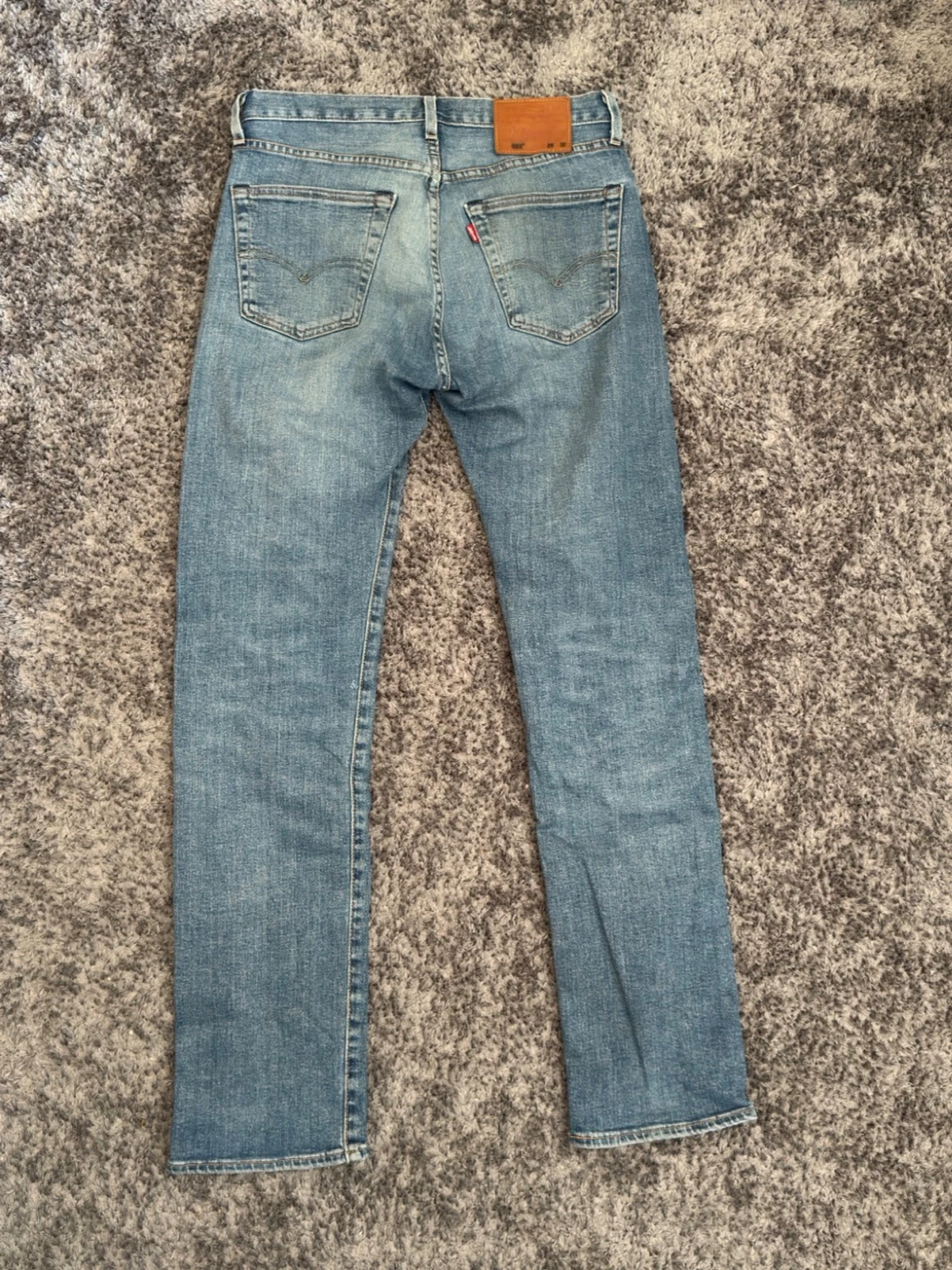 Ljusblå 501 jeans från levis - 1