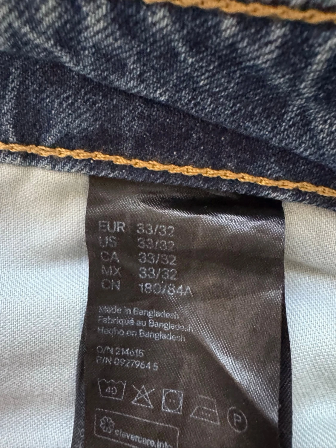 Blå raka jeans i klassisk modell - 3
