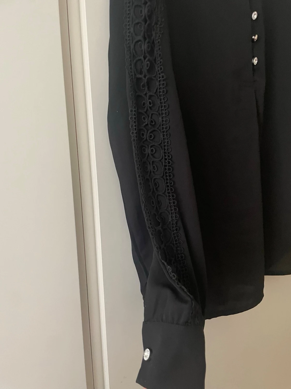 *NY*Svart finblus med spets från LaLista i stl 40, Presenttips  - 5