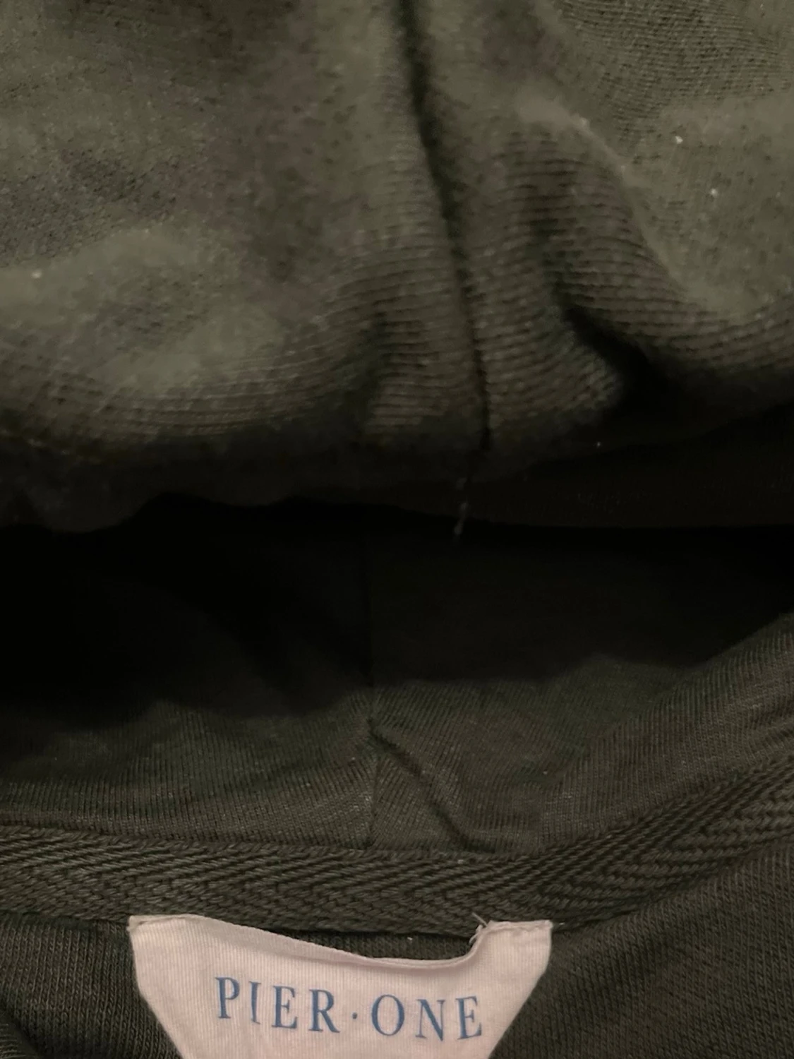 Pier one hoodie med vit dragsko - 2