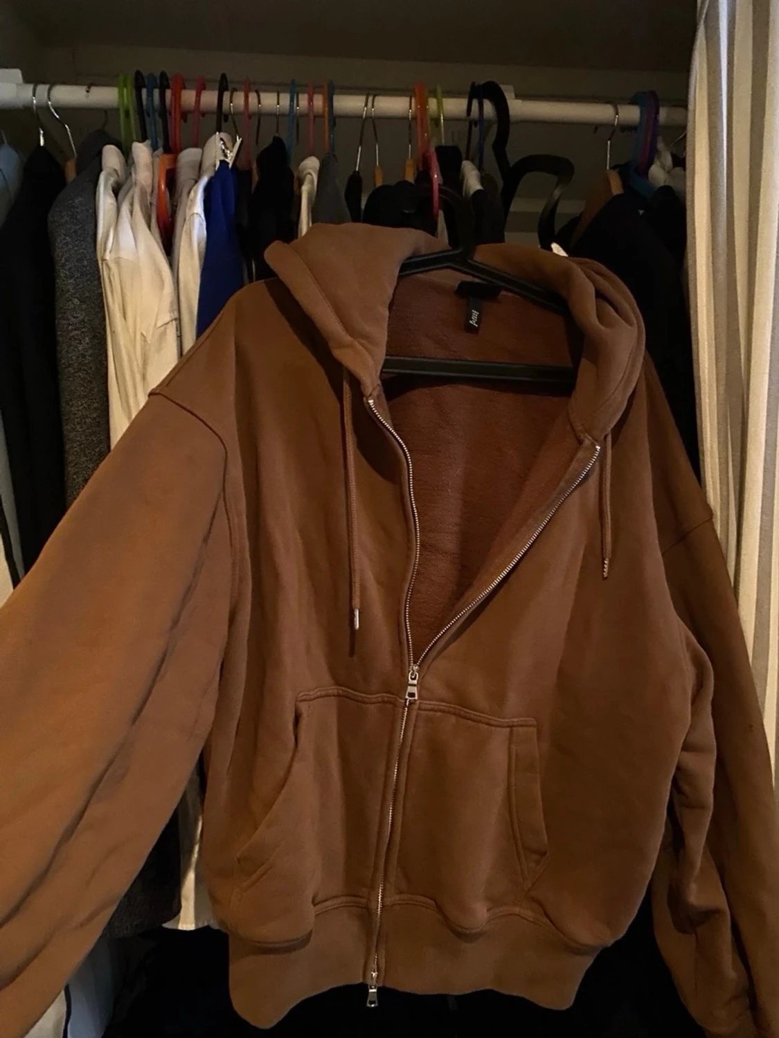 Brun oversized hoodie från H&M - 2