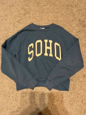 Sweatshirt  - Sweatshirt med tryck från PULL&BEAR i storlek xs.