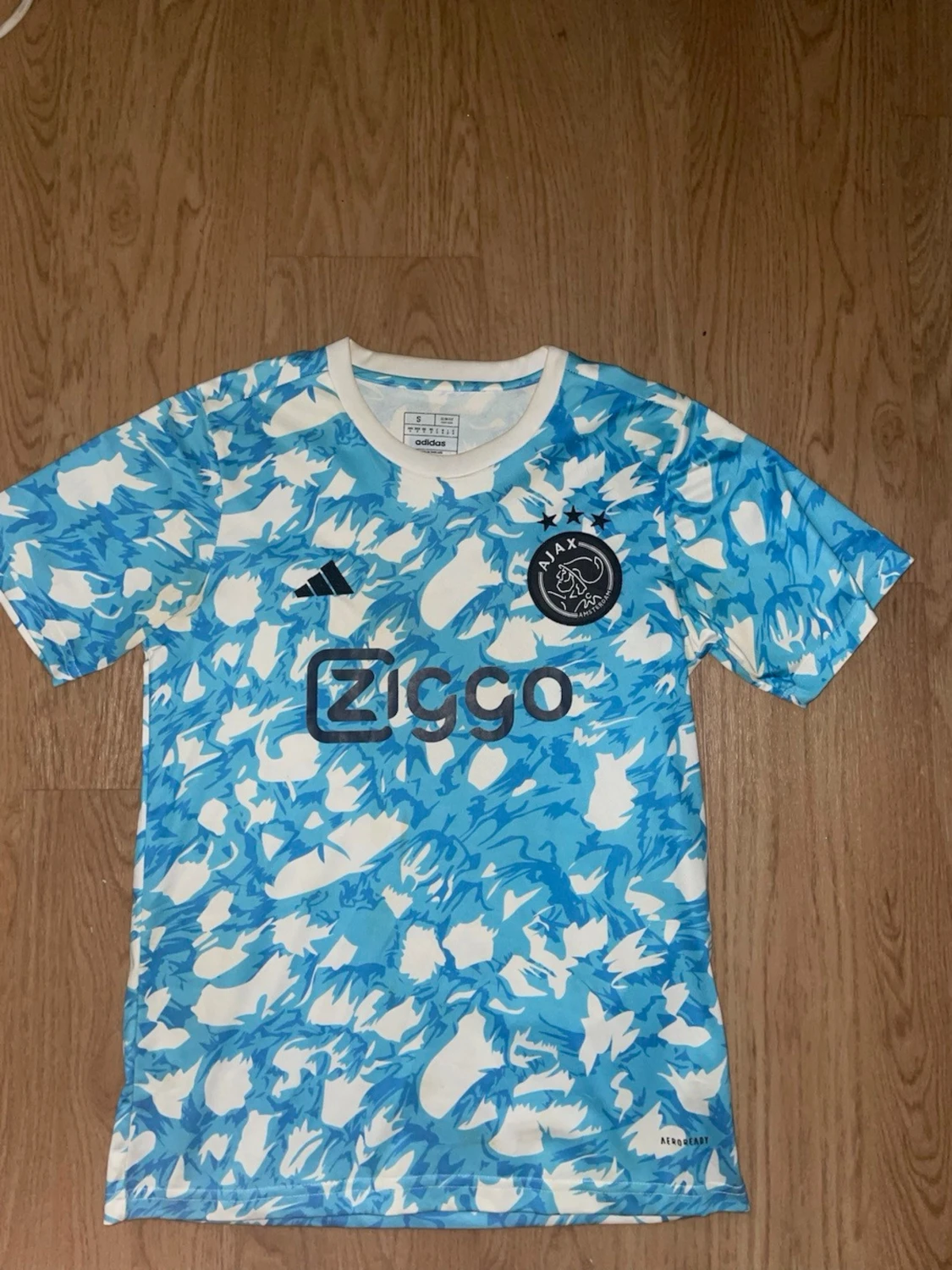 Ajax Amsterdam blå tränings t-shirt