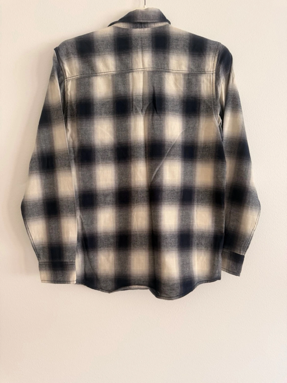 Rutig långärmad skjorta från H&M - 1
